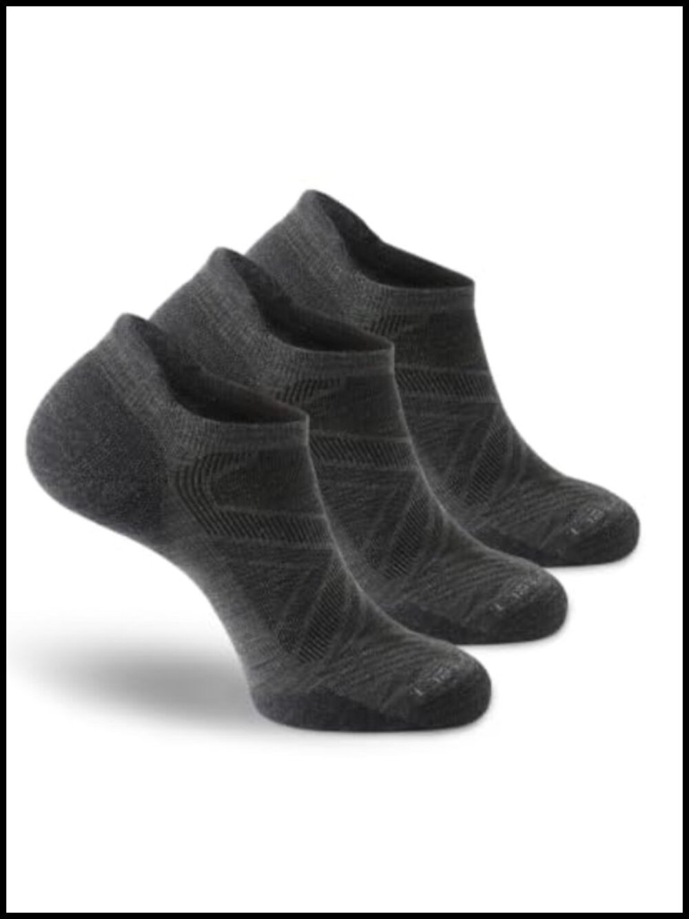 Merino Wool Running Socks Moisture Wicking Ankle Low Cut 3 Pack